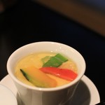 ふわり家 - 季節野菜の冷やし茶碗蒸し