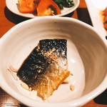 Doudou - お通しの鯖焼き