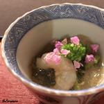 御料理 寺沢 - ボタン海老の酢の物