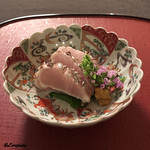 御料理 寺沢 - 鰆 焼霜造り