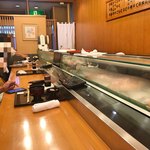 Nihombashi Sushi Tetsu - カウンター席