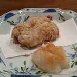 楠本 - 鱧の竜田揚げ 山芋おろし