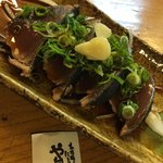 寿司居酒屋 や台ずし - 鰹のタタキ