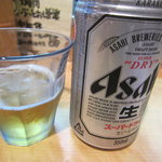 麺場 七人の侍 - ビールはスーパードライ350ml