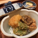 たきや - 松茸と鱧の天丼。過去最高の天丼。