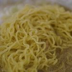 ラーメンひかり - ガンジャラーメン　麺アップ