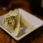 ラーメンひかり - ジャンボ餃子　具