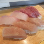 すし処 みどりや - カンパチ・マグロ・大トロ