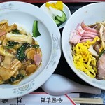 Chuuka Ryourikouyou - 冷やし中華＆中華丼(800円)