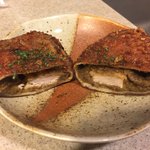 バックシュトゥーベ ツオップ - カツカレーパン断面