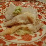 緒方 - ◎鱧おとし（沼島）、いしかげ貝（宮城県）ピンぼけ