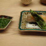 緒方 - ぐじの焼き物　鷹峯とうがらし