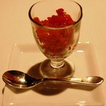 OTTO SETTE - 「お口直しとして　山梨県南アルプス市で取れた旬のすもものグラニテ」