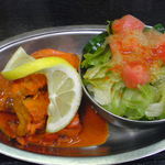 デリー - タンドリーセットのタンドリーチキン