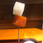 まる富 - 酒肴のからすみ大根