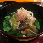 まる富 - 牛肉のお椀