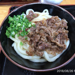手打うどん 三徳 - 肉ぶっかけ大