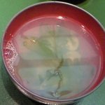 ばらちらし 1500円　のしじみのお椀