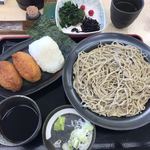 十割そば 月 - 料理写真:満月セット