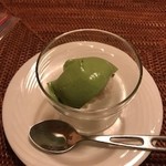 クチネッタ ダ ナオシ - ミルクアイスと抹茶のパンナコッタ