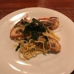 クチネッタ ダ ナオシ - スカンピえびの自家製パスタ、アンチョビソース