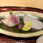 東麻布 天本 - 愛知篠島すずきと福岡のあら