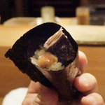 東麻布 天本 - 三重さばこのわたと海苔巻