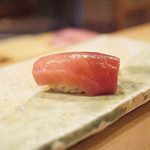 東麻布 天本 - 塩釜中とろ