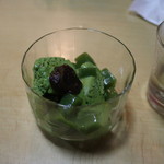 大貫 - 宇治抹茶アイス、寒天