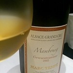 フロリレージュ - フォアグラと一緒に、ドメーヌ・マルク・テンペ／ゲヴュルツ・トラミネール・マンブルグ