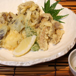Oden Kashimin - キノコの天ぷら盛り合わせ
