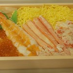 Sapporo Kaniya Daimaru Toukyouten - かにえびちらし 1,296円→1,080円