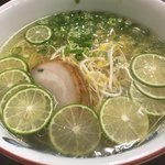 Mendo Koro Kojimaya - へべすラーメン750円