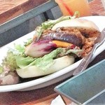 ファクトリー - 米ナスのチャバタバーガー1250円