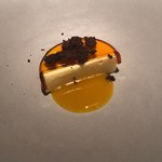 ル　ピニョン - パッションフルーツのムースと紅茶のゼリー カカオのソース