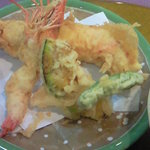 紋別プリンスホテル - 12 天婦羅 (タラバカニ足)