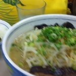 らぁ麺 波 - 塩ラーメンごはん