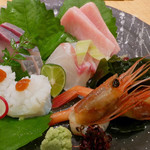 かっぱ寿司 - （撮影 20180827）久々に訪問…お刺身の5点盛りです。