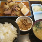 千里浜 - 煮魚定食 (ねぎま)
