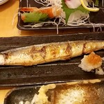 根室食堂 - 秋刀魚焼：300円