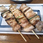 やき鳥三太郎 - ねぎま３本 ３９０円(税込)(2018年8月21日撮影)