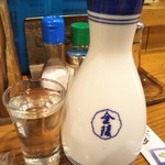 やき鳥三太郎 - 日本酒大徳利 ８１０円(税込)(2018年8月21日撮影)