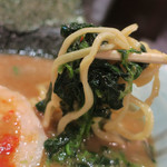 いずみ家 - ラストのほうれん草と啜る