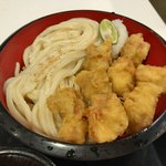 丸亀製麺 - ●鶏天ざるうどん（大）720円税込