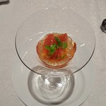 グリルうかい 丸の内店 - フルーツトマトのジュレ