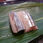 千石寿司 - サンマの握り