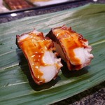 千石寿司 - タコの握り