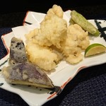 千石寿司 - ハモの天婦羅