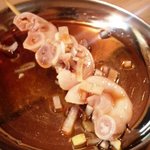 もつ焼き じんちゃん - 子袋刺し