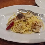 ザ・クリーム・ティーズ・スプーン・ファーム・ハウス - キノコのオイルパスタ
      ('2018.6月)